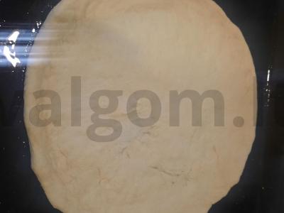 Namų pica su pievagrybiais Žingsnis 3