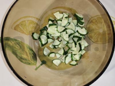 Salotas „Naudingas porcijos“ Žingsnis 1