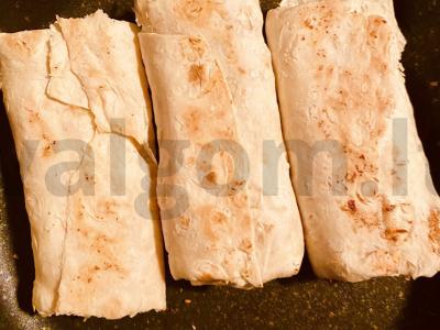 Patingėlių pusryčiai su lavašu Žingsnis 9