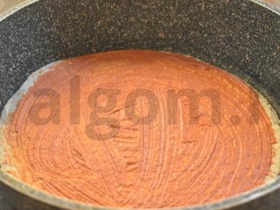 Tortilija su dešrelėmis ir sūriu keptuvėje Žingsnis 3