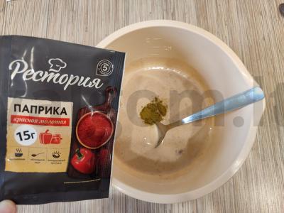 Keptos vištienos blauzdelės kefyro marinate Žingsnis 6