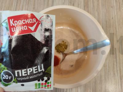 Keptos vištienos blauzdelės kefyro marinate Žingsnis 7