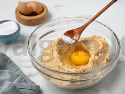 Mėlynių ir šokolado gabaliukų sausainiai Žingsnis 2