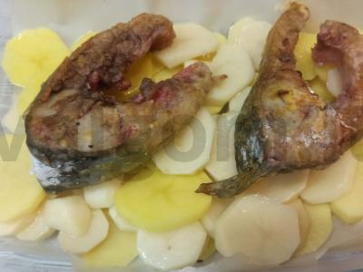 Bulvės su karpiu orkaitėje Žingsnis 2