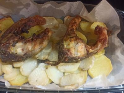 Bulvės su karpiu orkaitėje Žingsnis 3