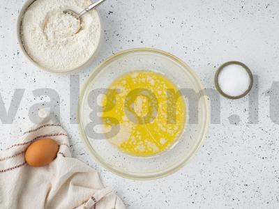 Tatarų pyragėliai bukkenai Žingsnis 3