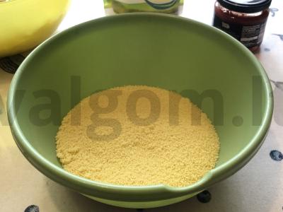 Kuskusas su troškinta kopūstais Žingsnis 3