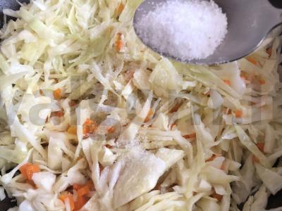 Kuskusas su troškinta kopūstais Žingsnis 7