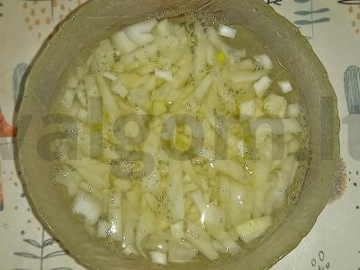 Salotos su konservuota skumbrė „Greitai ir skaniai“ Žingsnis 1