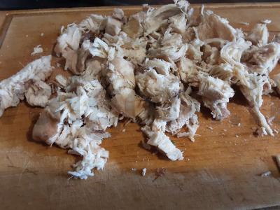 Morkų ir makaronų sriuba su vištiena ir žolelėmis Žingsnis 5