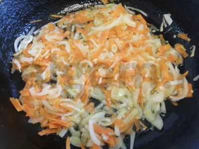 Ryžiai su daržovėmis ir vištienos skrandžiais Žingsnis 5