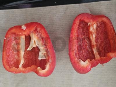 Paprika, įdaryta mėsa, sūriu ir anakardžiais Žingsnis 2