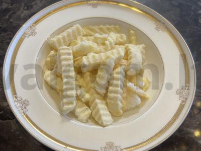 Keptos bulvytės keptuvėje Žingsnis 1