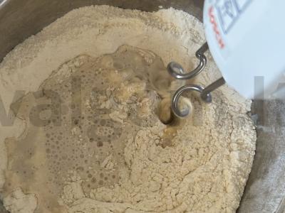 Cinamono bandelės su rugine miltais ir kreminiu sūriu Žingsnis 3