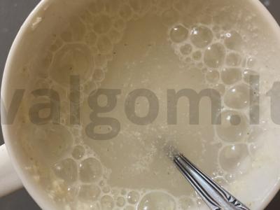 Manų košė su kokosų cukrumi Žingsnis 4