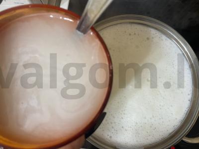 Manų košė su kokosų cukrumi Žingsnis 5