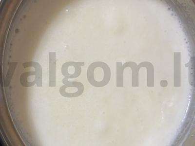 Manų košė su kokosų cukrumi Žingsnis 6