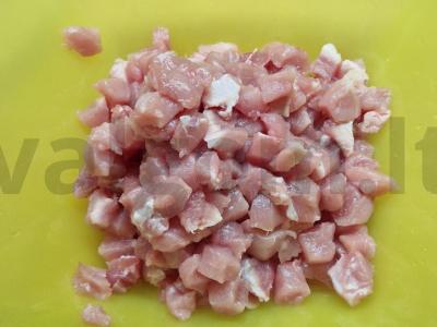 Grikių makaronai su pievagrybiais ir kiauliena Žingsnis 1