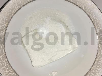 Kruopų apkepas su kriaušių uogiene Žingsnis 1