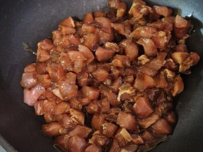 Grikių makaronai su pievagrybiais ir kiauliena Žingsnis 5