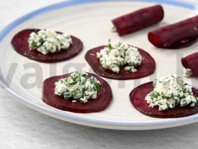 Burokėlių ritinėliai su varškės įdaru Žingsnis 4