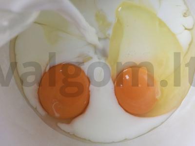 Švelnūs blynai su pienu Žingsnis 2