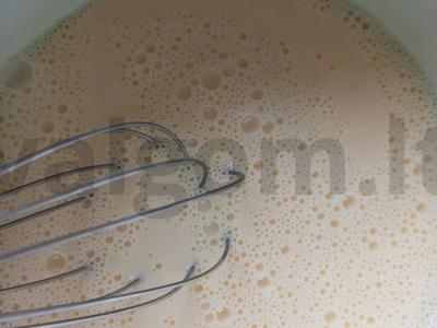 Švelnūs blynai su pienu Žingsnis 3