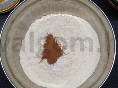 Avižiniai sausainiai su cinamonu Žingsnis 1