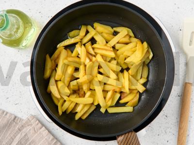 Kepti grybai su bulvėmis Žingsnis 2