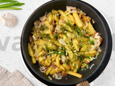 Kepti grybai su bulvėmis Žingsnis 5