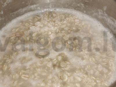 Avižų košė su persikais vandenyje Žingsnis 2