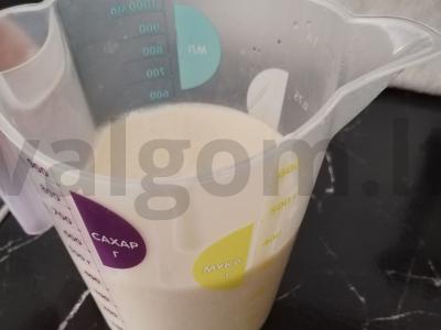 Blynai su šokoladiniu įdaru Žingsnis 4