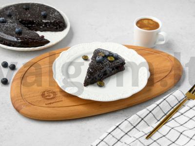 Vegetariškas pyragas su uogiene pagrindine nuotrauka