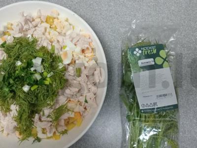 Okroška su virta vištienos krūtinėlė ant duonos kvašo Žingsnis 5