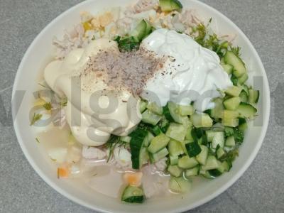 Okroška su virta vištienos krūtinėlė ant duonos kvašo Žingsnis 9