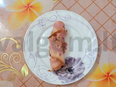 Dešrelė bekone su aštriu čili padažu Žingsnis 3