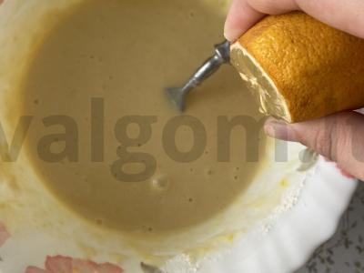 Vafliai su citrinos sultimis ir vaniliniu cukrumi Žingsnis 5