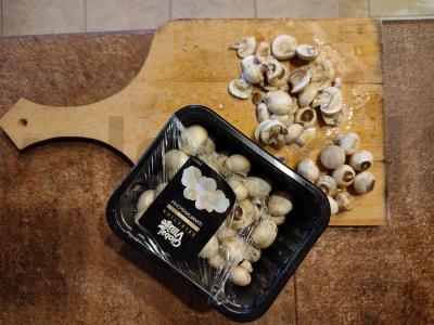 Kiaušinienė su grybais ir kalendra Žingsnis 2