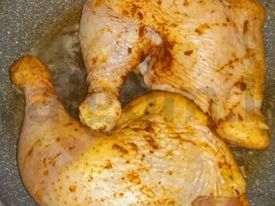 Vištienos šlaunelės „Škmeruli“ Žingsnis 2