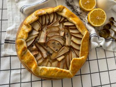 Galetė su prieskonine kriauše ir ledais Žingsnis 7