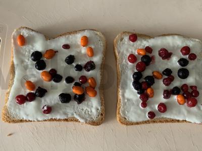 Šilti saldūs sumuštiniai su uogomis ir džemu Žingsnis 3