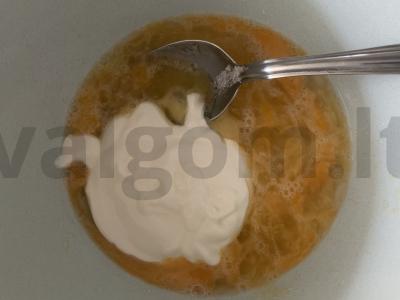 Obuolių ir marmelado pyragas Žingsnis 2