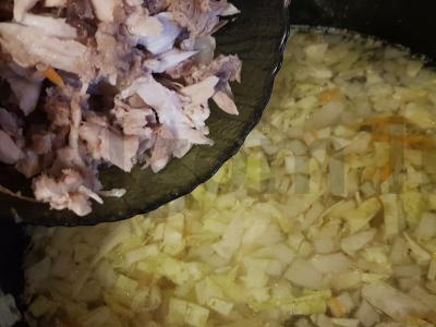 Vištienos šči lėtoje viryklėje Žingsnis 7