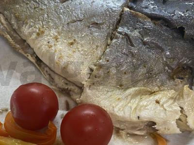 Lašiša su vynuogių sėklų aliejumi pagrindine nuotrauka