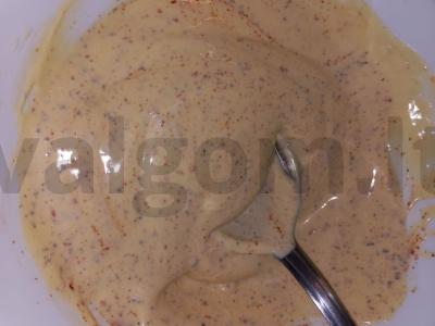 Salotos su Pekino kopūstu ir sniego krabu Žingsnis 5