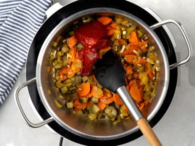 Vegetariškas raugintų agurkų sriuba Žingsnis 7