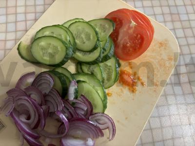 Namų burgeriai su sultingomis kotletomis Žingsnis 1