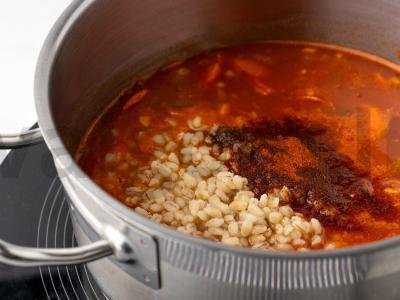 Vegetariškas raugintų agurkų sriuba Žingsnis 9