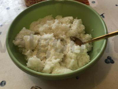 Ryžių kotletai su kepenimis ir menkės ikrais Žingsnis 3