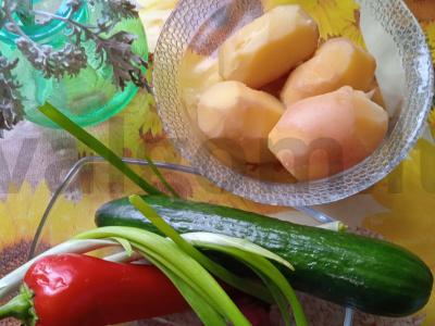 Rudens daržovių salotas Žingsnis 1